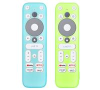 WKOLF Set di 2 custodie protettive in silicone per telecomando Thomson Google TV Go Cast 150 Live TV R-R-OHS-C314 (silicone, blu e verde)