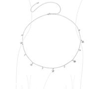 WKRTDY 1pcs Catena corpo con cristalli a forma di stella e pentagramma, per l'estate, la spiaggia e i festival, Ideale come cintura o bijoux per la vita e la pancia, Adatta per donne e ragazze