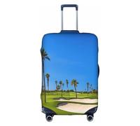 WKSZCYHLKL Coperture per bagagli per valigia campo da golf by The Sea stampa valigia copertura elastica bagagli Protector Covers, bianco, M