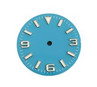 WKWPYCYUH 28.5mm Guarda il quadrante + orologi Mani Verde Verde Modificate Modificate Accessori da uomo ACCESSORI Guarda i fronti for NH35 / NH36 / 4R / 7S Movimento Quadrante dell'orologio(A1)