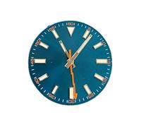 WKWPYCYUH 29mm Green Green Grower DAIL e orologio Hands Kit compatibile for Miyoda 8215/8200/8205 / 821A Compatibile for Mingzhu 2813/3804 Accessori for orologi Quadrante dell'orologio(BLACK 1)