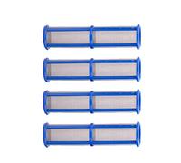 WKWPYCYUH 4PCS Filtro Spruzzatore 100 Mesh Blue Fit for G 390/395/490/495/595 Airless Electric Paint Sprayer Spray Filtro Pompa Accessori per utensili manuali