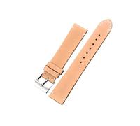 WKWPYCYUH Cinturino in pelle morbida da 20 mm 22 classico 42 46 Cinturino per orologio(Beige,22mm)
