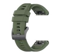 WKWPYCYUH Compatibile for Garmin Fenix 7S 7 7X 5S 6S 5 6 Cinturino for orologio in silicone SmartWatch Bracciale for braccialetto Forerunner 935 945 Quatix 3 Cinturino per orologio(Amry green,20mm)