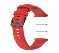 WKWPYCYUH Compatibile for Polar Vantage V2 Morbido cinturino for orologio in silicone Sostituzione Smartwatch Bracciale Accessori for bracciale Fibbia in metallo Cinturino per orologio(Red)