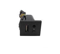 WKWPYCYUH Macchina USB for. Cavo Adattatore di Ingresso Slot USB Pulsante Socket di interfaccia Adatta for Ford Fit for Focus 2 MK2 2009 2010 2011 Interruttori e relè(Noir)