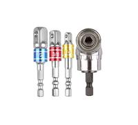 WKWPYCYUH Set di strumenti for chiavi a bussola universali e 3 pezzi di estensione dell'adattatore for presa del driver del grado di impatto Cacciavite ad angolo retto da 105 gradi Set di chiavi a man