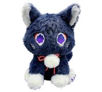WKxinxuan Scaramouche (Genshin Impact) Gatto Peluche Animale 25 cm, Morbido e Confortevole per Bambini e Fan degli Anime