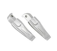 WKXTECZT Pedana poggiapiedi Moto per Y&amaha TMAX530 DX SX 2012-2019 TMAX500 XP500 2004 2005 2006 2007 2008 2009 2010 2011 Moto Posteriore Pedane Poggia Passeggero Pedane(Argento)