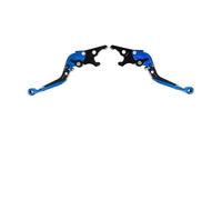 WKXTECZT per Y&amaha XMAX300 Xmax 300 125 250 400 2014-2024 Moto Pieghevole Leve Frizione Freno Manubrio Comando Estensibile Leva Freno Frizione(Blue 2014-2022)