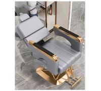 WKXTECZT Poltrona da Parrucchiere Sedia da Barbiere Classica con Girevole A 360° E Altezza Regolabile 10 Cm Pompa Idraulica capacità 150 kg per Parrucchiere Salone,C