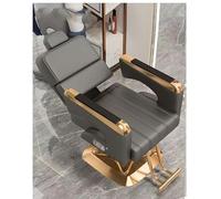 WKXTECZT Poltrona da Parrucchiere Sedia da Barbiere Classica con Girevole A 360° E Altezza Regolabile 10 Cm Pompa Idraulica capacità 150 kg per Parrucchiere Salone,B