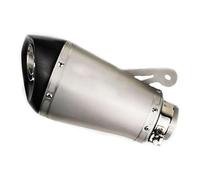 WKXTECZT Slip On Moto Marmitta di Scarico Fuga Db Killer per B&MW S1000RR S1000R 2010-2016 Marmitta Scarico Motocicletta(60 mm)