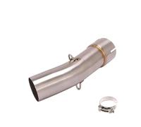 WKXTECZT Tubo di Collegamento Centrale Fuga della Marmitta Scarico del Motociclo 51mm per Suzuki SV650 SV650X SV650S 2003-2022 Marmitta Scarico Motocicletta(2003-2015)