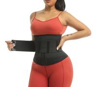 WKZSXXMJ 360 Compression Flattening Ab Lipo Board Fascia Addominale Post-operatoria in Schiuma per Addominoplastica Fascia Modellante per Il Recupero Post-liposuzione(Schwarz,4XL)