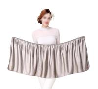 WKZSXXMJ Abbigliamento Anti-radiazioni Top Premaman Tunica Protettiva Contro i Campi Elettromagnetici per la Gravidanza Abito con Grembiule e Canotta in Tessuto Argentato(3XL)