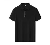 WKZSXXMJ Aggiungi il Tuo Testo Personalizzato Personalizzato Uomo Donna Polo in Rete Cool Fit Magliette Sportive Estive Leggere Ad Asciugatura Rapida a Maniche Corte(Schwarz,L)