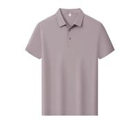 WKZSXXMJ Aggiungi il Tuo Testo Personalizzato Personalizzato Uomo Donna Polo in Rete Cool Fit Magliette Sportive Estive Leggere Ad Asciugatura Rapida a Maniche Corte(Purple,S)