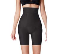 WKZSXXMJ Fase 1 Dopo la Liposuzione Compressione Modellatore Cosce Controllo Addome Sollevatore Glutei Guaine Post-operatorie Corte per Donne(Schwarz,XS)