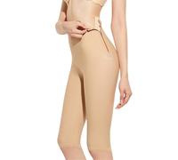 WKZSXXMJ Guaina Compressiva Post-operatoria a Metà Coscia Intimo Modellante a Vita Alta da Donna Pantaloncini Snellenti per il Controllo Dell'addome e il Sollevamento dei Glutei(Skin,XL)