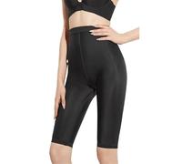 WKZSXXMJ Guaina Compressiva Post-operatoria a Metà Coscia Intimo Modellante a Vita Alta da Donna Pantaloncini Snellenti per il Controllo Dell'addome e il Sollevamento dei Glutei(Schwarz,XL)