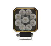 Faro ausiliario LED WL-30 10/30V 6000K impermeabile IP67 quadrato 101mm