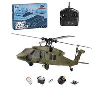 WL K270 UH-60L BlackHawkk RC elicottero con giroscopio a 6 assi, 2.4G 4CH elicottero telecomando con motore brushless, mantenimento barometrico dell'altitudine e posizionamento del flusso ottico (L/R