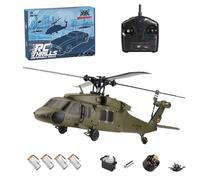 WL K270 UH-60L BlackHawkk RC elicottero con giroscopio a 6 assi, 2.4G 4CH elicottero telecomando con motore brushless, mantenimento barometrico dell'altitudine e posizionamento del flusso ottico (L/R