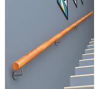 WL-ZZZ Kit di ringhiera di Scale in Legno corrimano per Scala |Contro Il Muro Banister Indoor Loft Anziano bracciolo Anziano corridoio Asta di Supporto per Esterni Maniglie (Size : 420cm)