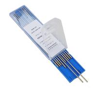 WL15 - Elettrodi TIG al lantanio tungsteno, 10 pezzi, 1,0-3,2 mm, aste di saldatura per acciaio inossidabile e acciaio al carbonio (2 x 150 mm)