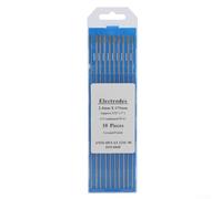 WL15 - Elettrodi TIG al lantanio tungsteno, 10 pezzi, 1,0-3,2 mm, aste di saldatura per acciaio inossidabile e acciaio al carbonio (2,4 mm x 175 mm)