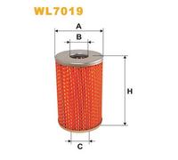 WL7019 FILTRO OLIO PER Mercedes Heckflosse W110 200 61 KW 83 CV