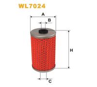 WL7024 FILTRO OLIO PER Mercedes Classe G Cabrio W460 230 GE 92 KW 125 CV