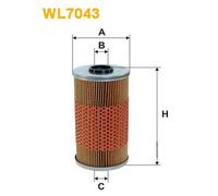 WIX FILTERS WL7043 Filtro olio