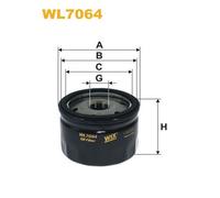 WL7064 FILTRO OLIO PER Alpine 1600 1.6 SC-SI 103 KW 140 CV