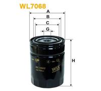 WL7068 FILTRO OLIO PER VW Transporter III Furgonato 1.6 TD 51 KW 69 CV