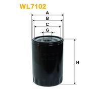 WIX FILTERS WL7102 Filtro olio