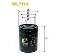 WL7114 FILTRO OLIO CAMBIO AUTO PER Alfa Romeo 2300 102 2.3 104 KW 141 CV