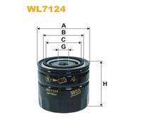 WL7124 FILTRO OLIO CAMBIO AUTO PER Volvo V90 I Station Wagon 965 2.5 132 KW 179