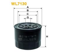 WL7130 FILTRO OLIO PER Honda Civic III Tre Volumi AK AM AU 1.5 GL 63 KW 86 CV