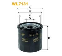 WL7131 FILTRO OLIO PER Toyota Caldina Station Wagon T21 1.8 85 KW 116 CV