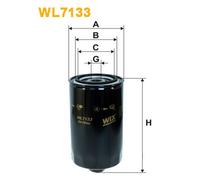 WL7133 FILTRO OLIO PER VW LT 40-55 I Furgonato 291-512 2.4 D 4WD 55 KW 75 CV