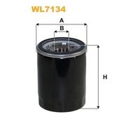WL7134 FILTRO OLIO PER Mazda B-Serie UN 2.6 12V 4WD 90 KW 122 CV
