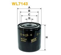 WL7143 FILTRO OLIO PER Nissan Cherry II Traveller VN10 1.5 51 KW 69 CV