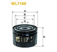 WL7168 FILTRO OLIO CAMBIO AUTO PER Lancia Y10 156 1.0 Turbo 62 KW 84 CV