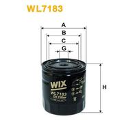 WL7183 FILTRO OLIO PER Vauxhall Carlton MK III Tre Volumi V87 2.2 TD 66 KW 90 CV