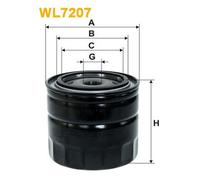 WIX FILTERS WL7207 Filtro olio