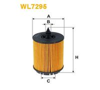 WL7295 FILTRO OLIO PER Vauxhall Vectra MK II (C) Station Wagon Z02 2.0 16V Turbo