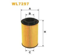 WL7297 WIX FILTERS Filtro olio per PORSCHE