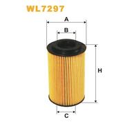 WL7297 WIX FILTERS Filtro olio per PORSCHE